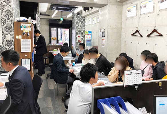 接客風景